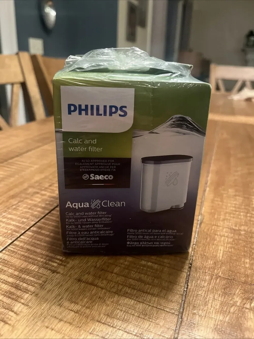 2 PHILIPS SAECO AquaClean Calc and Water Filter CA6903/10 New C5 New In Boxes